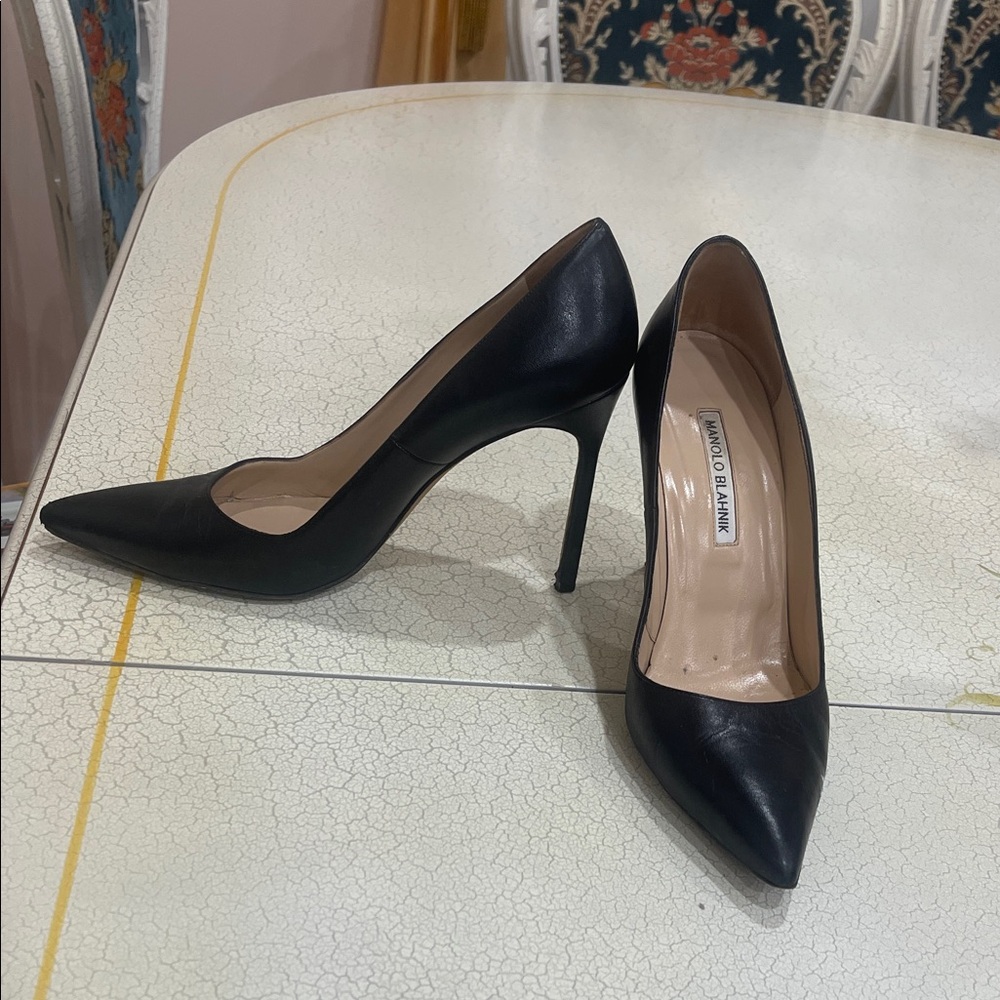 Manolo Blahnik Classic Black Heels